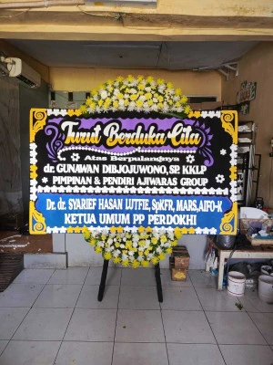 Papan Bunga di Linggarsari Telagasari
